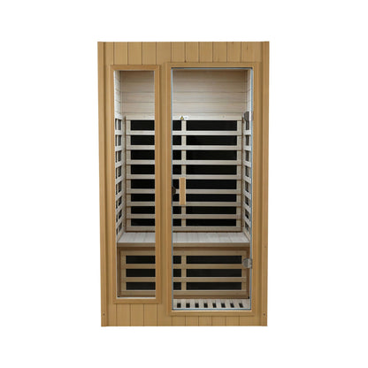 Hemlock Two-person far infrared roof embedded indoor sauna room