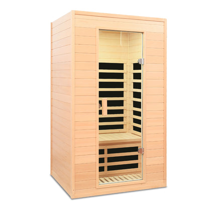 Hemlock Two-person far infrared roof embedded indoor sauna room