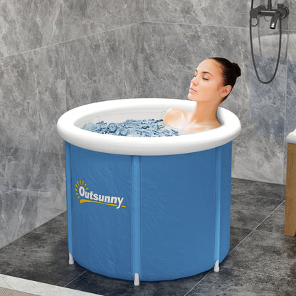 Outsunny, 79 Gallon Cold Plunge Tub, Dark Blue