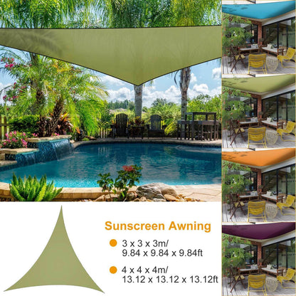 9.84ft Shade Sail Shade Canopy Triangle