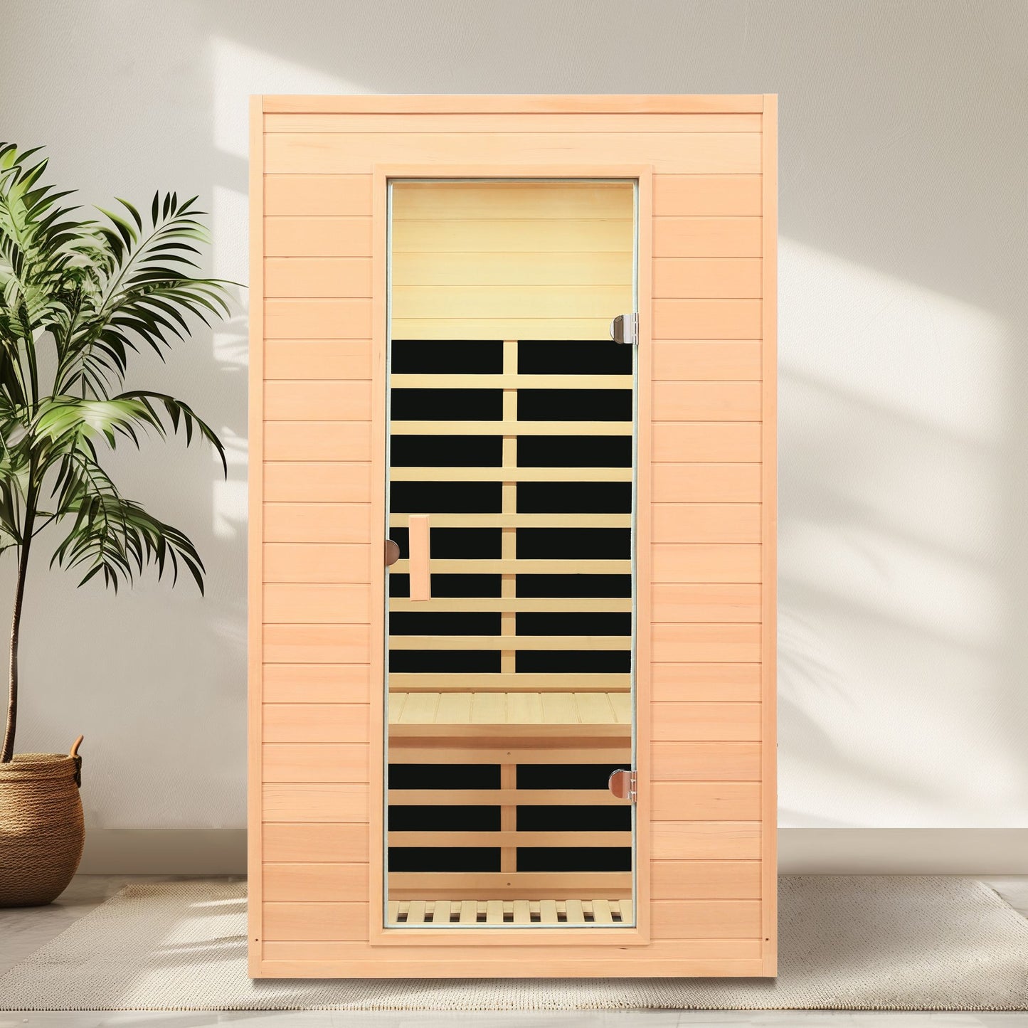 Hemlock Two-person far infrared roof embedded indoor sauna room