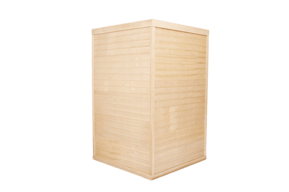 Two persons Hemlock Far Infrared Corner Indoor Sauna