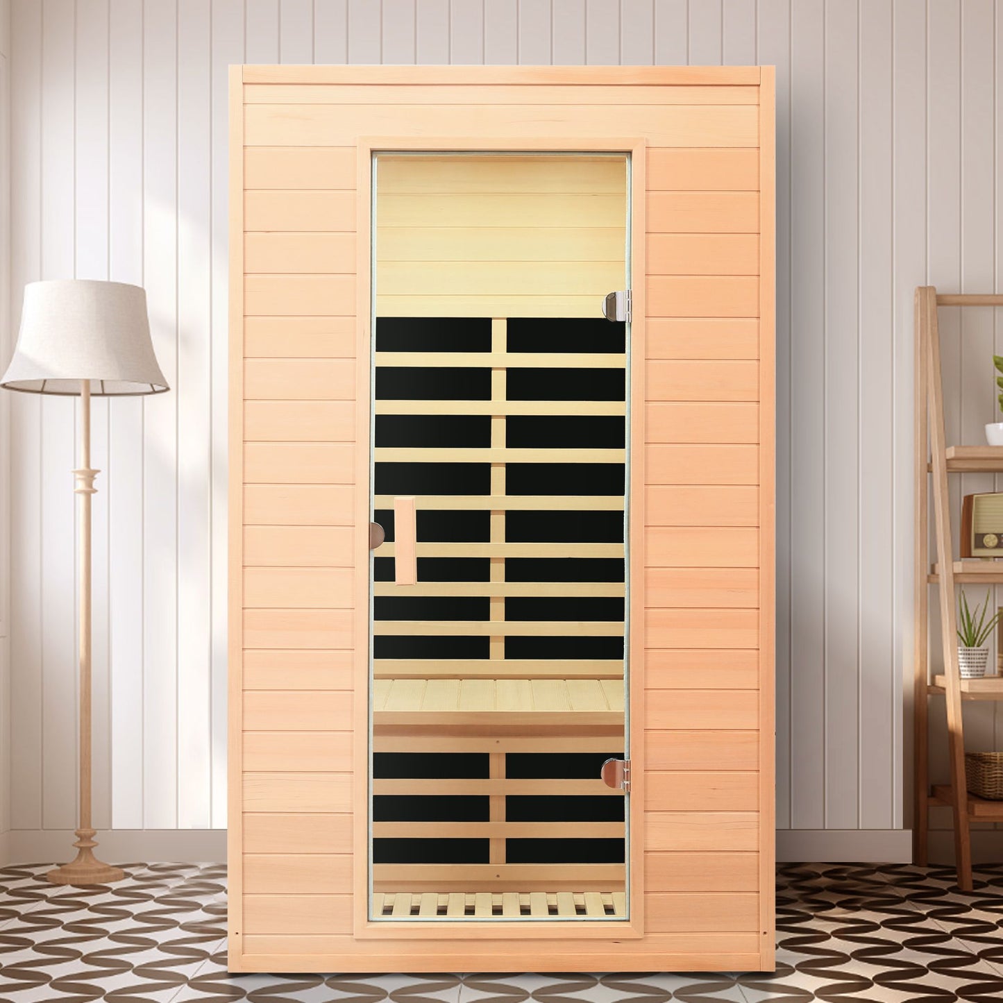 Hemlock Two-person far infrared roof embedded indoor sauna room