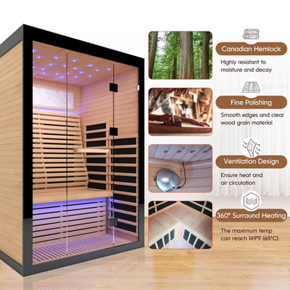 Luxury Double Sauna Room