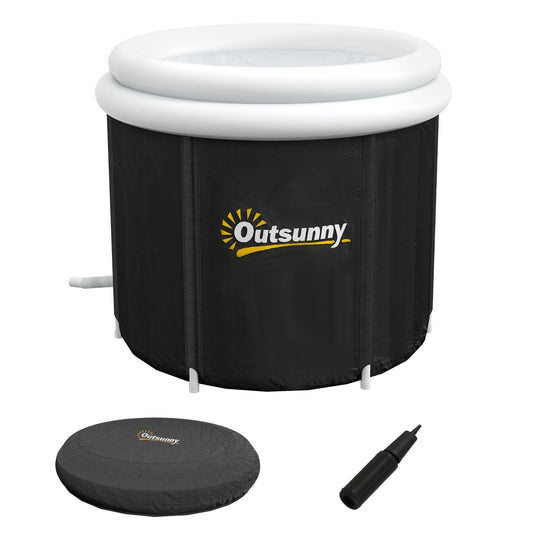 Outsunny, 79 Gallon  Cold Plunge Tub, Black