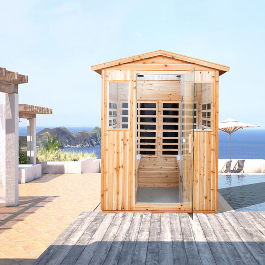 Four person Infrared Outdoor Sauna Room