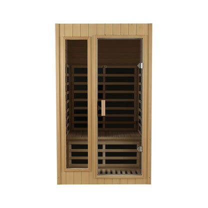 Hemlock Two-person far infrared roof embedded indoor sauna room