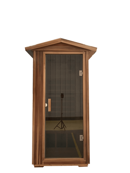 Single sauna outdoor rain cover