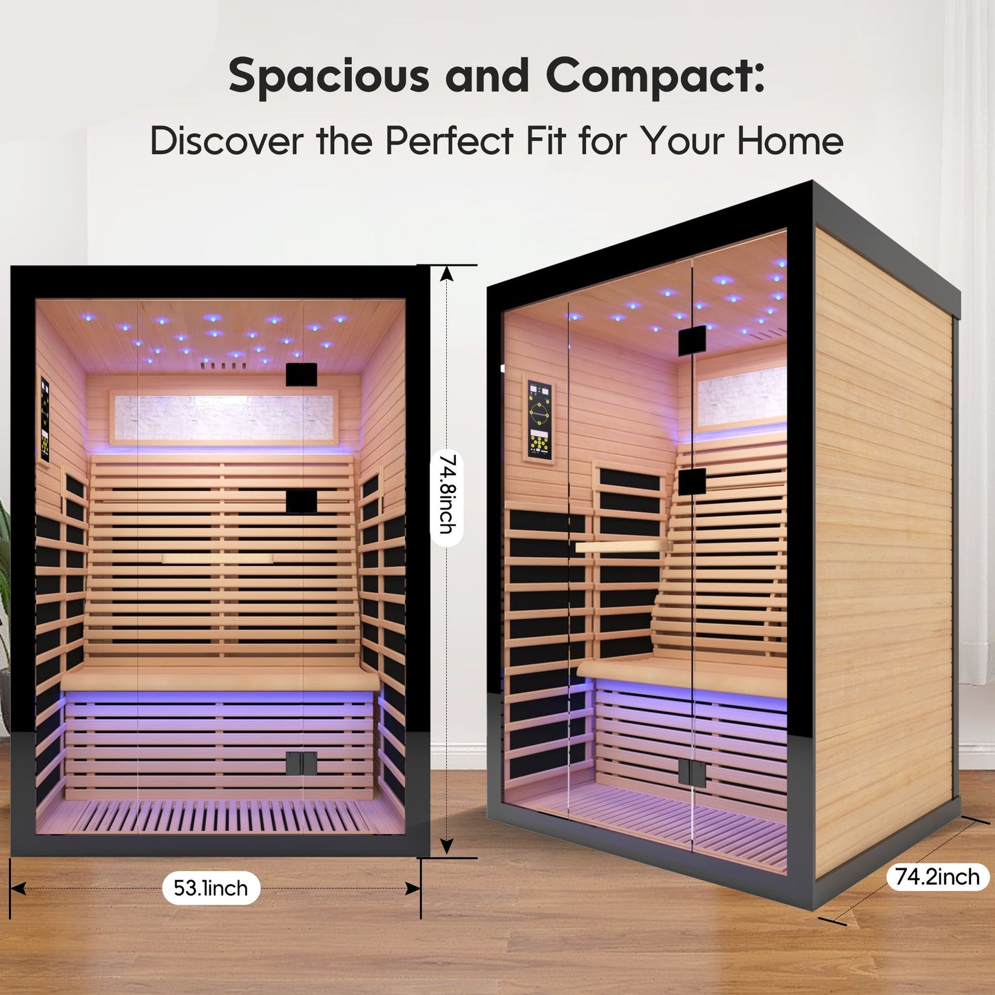 Luxury Double Sauna Room