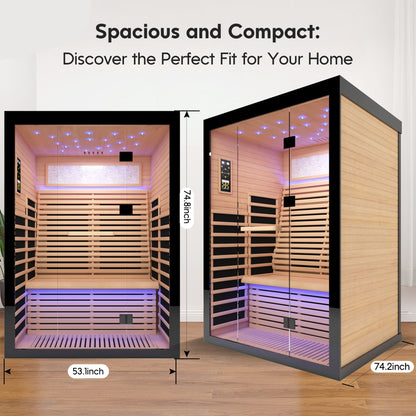 Luxury Double Sauna Room