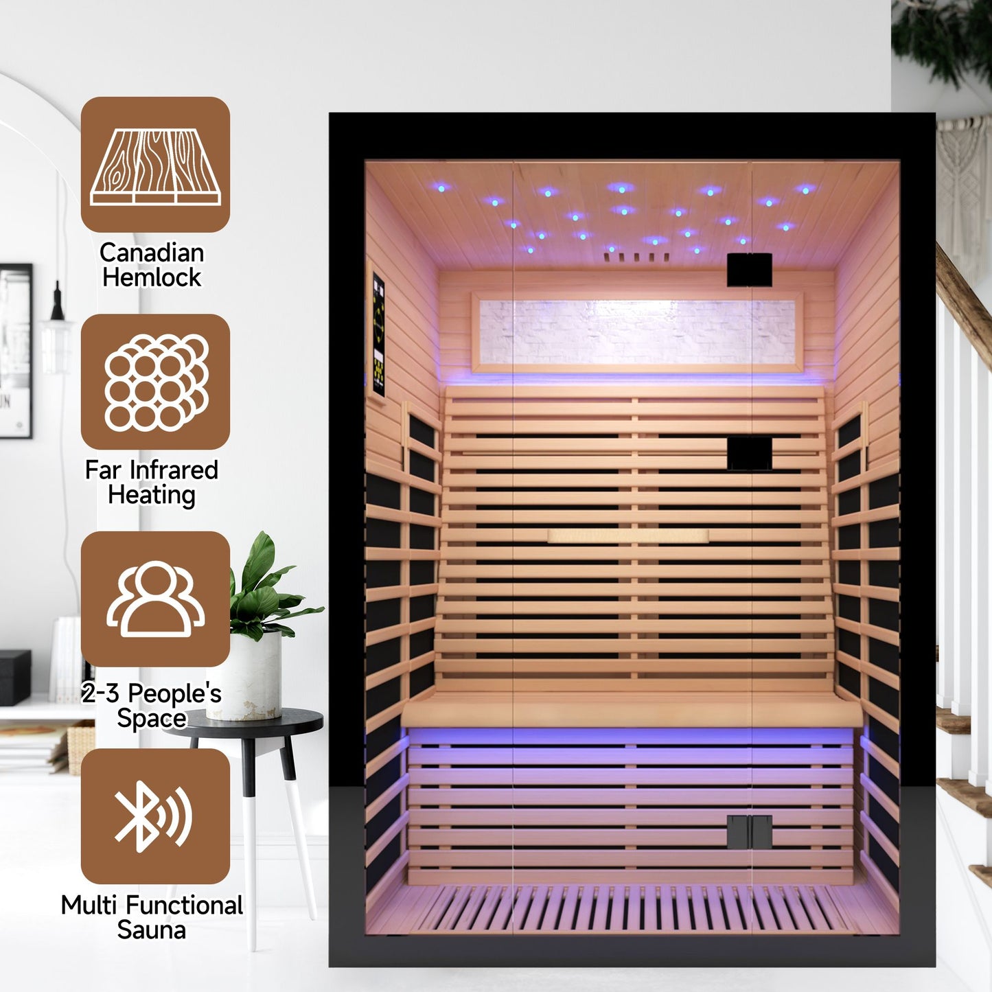 Luxury Double Sauna Room