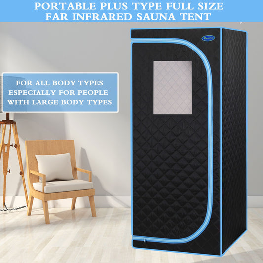 Portable Plus Type Full Size Far Infrared Sauna Tent