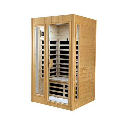 Hemlock Two-person far infrared roof embedded indoor sauna room